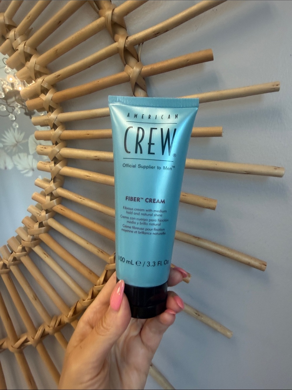 American Crew Fiber Cream Styling Cream - Aqua Blue